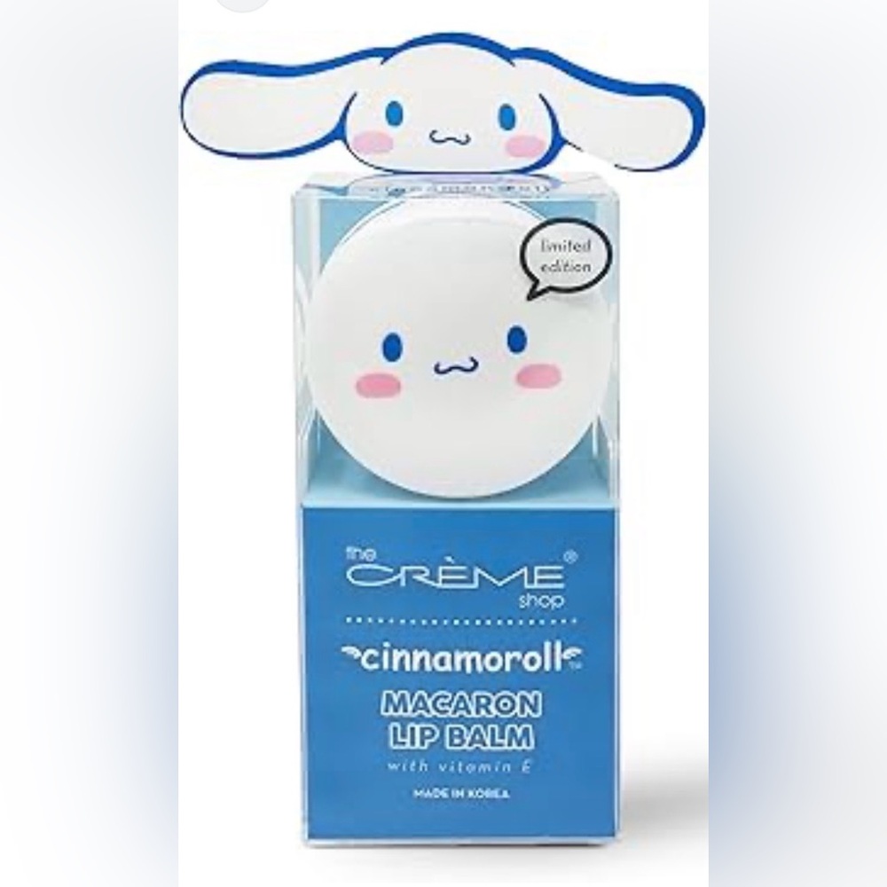 The Crème Shop x Sanrio Cinnamoroll Macaron Lip Balm